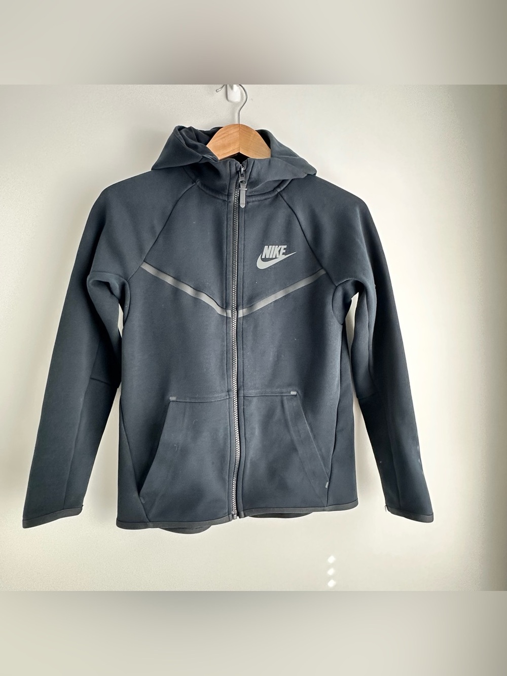 Nike Black Zip Hoodie Youth L/ Women XS